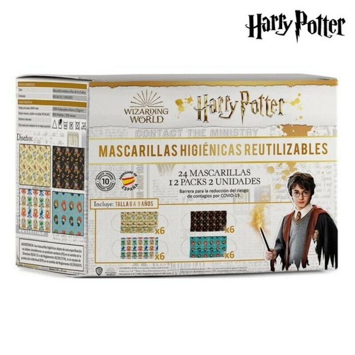 Safta Display Mascarillas Harry Potter 24 Uds. 6/9 Años 15X6,5 Cm