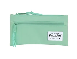 Safta Portatodo Blackfit8 Turquesa con Dos Cremalleras