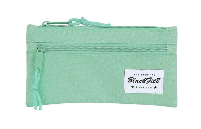 Safta Portatodo Dos Cremalleras Blackfit8 Turquesa