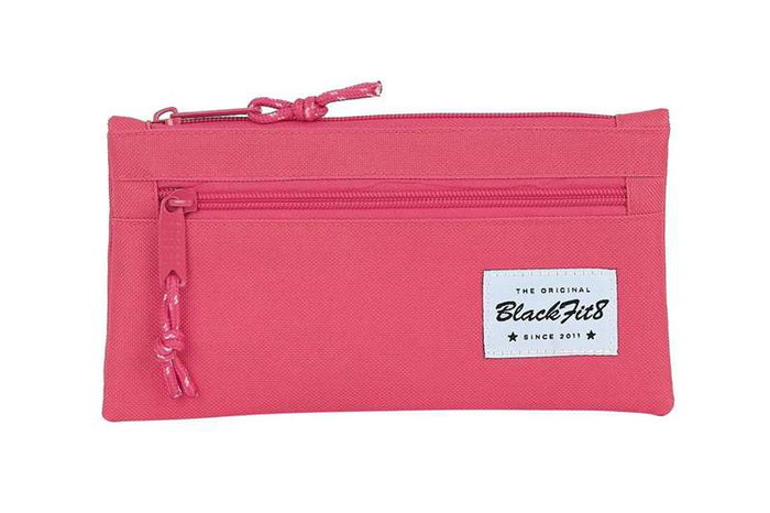 Safta Portatodo Dos Cremalleras Blackfit8 Fresa ROSA 3 Años