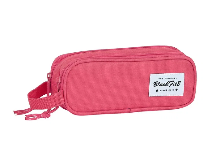 Safta Portatodo Doble Blackfit8 Fresa Rosa