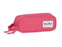 Safta Portatodo Doble Blackfit8 Fresa Rosa