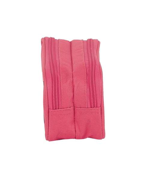 Safta blackfit8 Portatodo Doble Fresa Rosa 600D Polyester