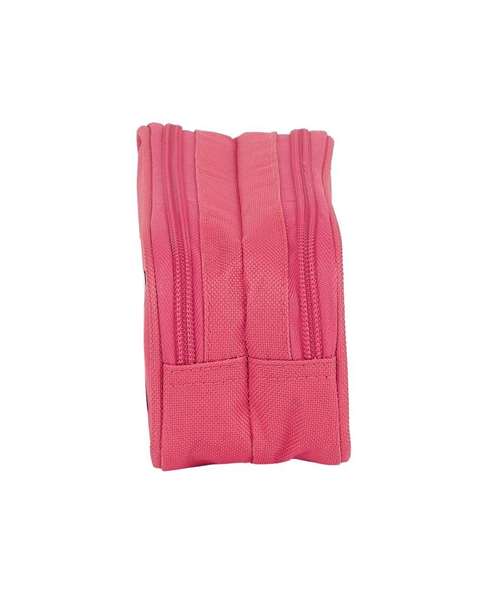 Safta blackfit8 Portatodo Doble Fresa Rosa 600D Polyester