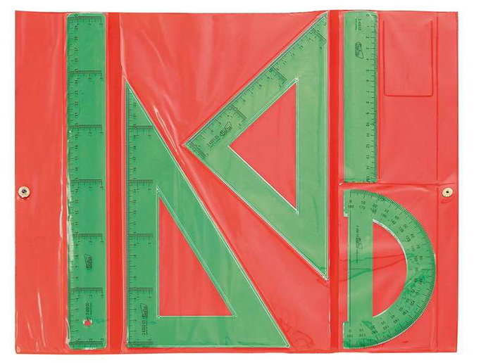 Safta Conjunto Dibujo Escolar Reglas Verdes para Niños a Partir de 3 Años Safta Conjunto Dibujo Escolar Reglas Verdes para Niños a Partir de 3 Años