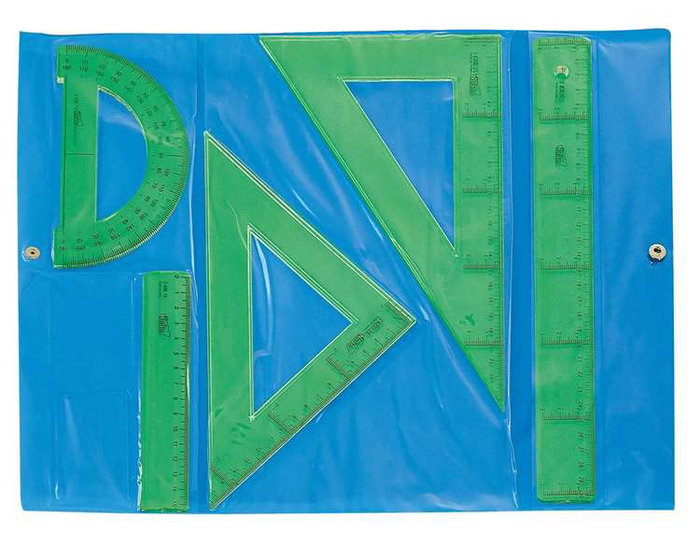 Safta Conjunto Dibujo Escolar Reglas Verdes para Niños a Partir de 3 Años Safta Conjunto Dibujo Escolar Reglas Verdes para Niños a Partir de 3 Años