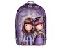 Mochila Escolar The Duet Gorjuss M572A Morado 32 x 45 x 13.5 cm