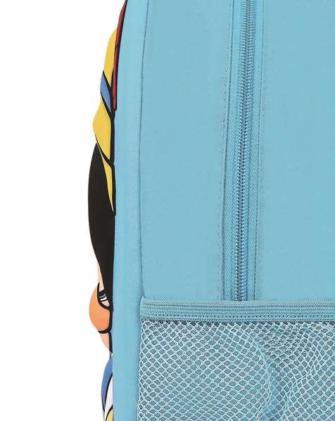 Mochila Escolar 3D Disney Pinocchio Rojo Azul claro