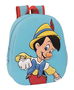 Mochila Escolar 3D Disney Pinocchio Rojo Azul claro