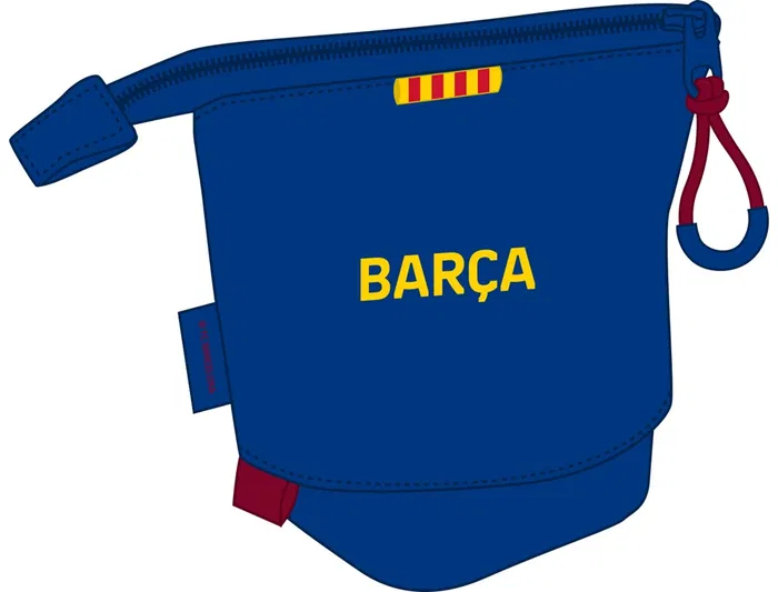 Estuche F.C. Barcelona M898 Granate Azul marino (8 x 19 x 6 cm)