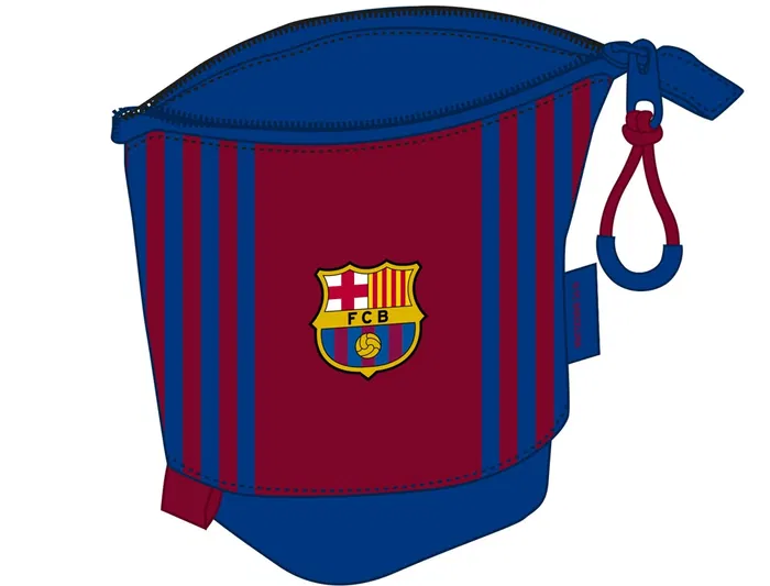 Estuche F.C. Barcelona M898 Granate Azul marino (8 x 19 x 6 cm)
