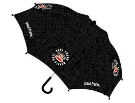 Safta Paraguas Manual Paul Frank Team Player Negro