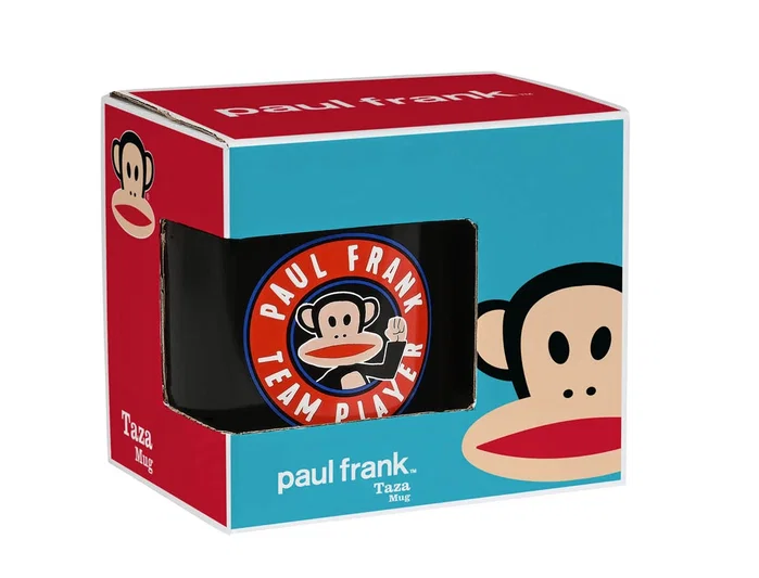 Safta Taza Grande Paul Frank Team Player Negro