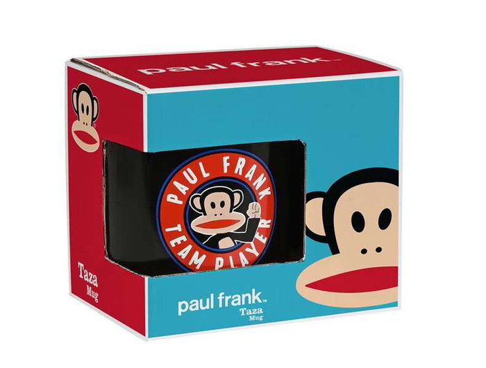 Taza Mug Paul Frank Team player Cerámica Negro (350 ml)