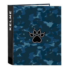 Carpeta de anillas Kelme Break Negro Azul marino A4 (40 mm)