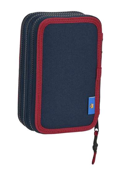 Plumier Triple F.C. Barcelona Corporativa Azul Granate (12.5 x 20.5 x 6 cm) (41 Piezas)