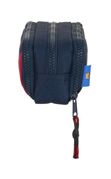 Estuche Escolar F.C. Barcelona Corporativa Azul Granate (21 x 8 x 8 cm)