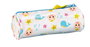 Estuche Escolar Cilíndrico CoComelon Blanco Multicolor (20 x 7 x 7 cm)