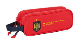 Estuche Escolar RFEF Rojo Azul (21 x 8 x 6 cm)