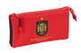 Safta Portatodo Triple Seleccion Española de Futbol 22x12x3cm Poliester Rojo y Azul