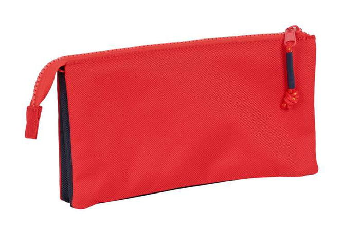 Safta Portatodo Triple Seleccion Española de Futbol 22x12x3cm Poliester Rojo y Azul