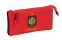 Safta Portatodo Triple Seleccion Española de Futbol 22x12x3cm Poliester Rojo y Azul