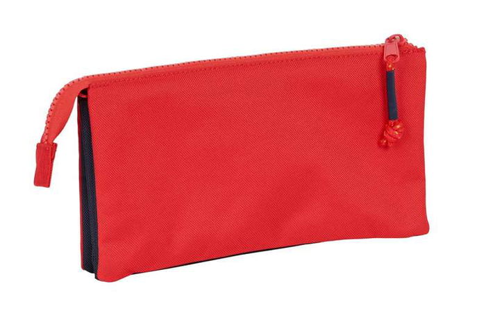 Safta Portatodo Triple Seleccion Española de Futbol 22x12x3cm Poliester Rojo y Azul