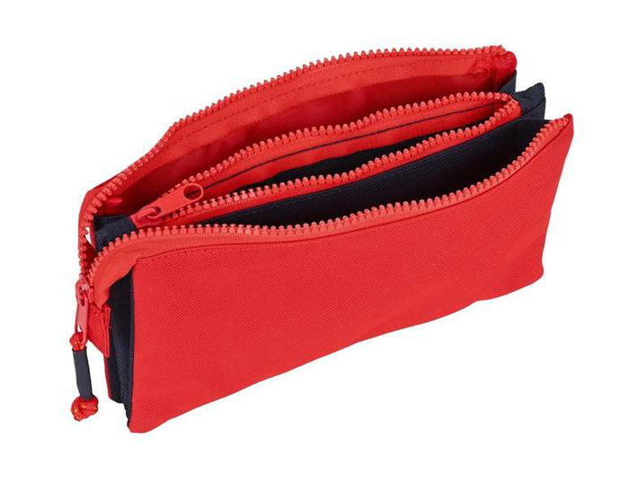 Safta Portatodo Triple Seleccion Española de Futbol 22x12x3cm Poliester Rojo y Azul