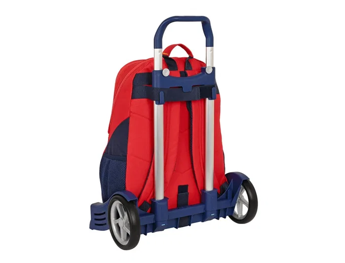 Mochila Escolar con Ruedas RFEF Rojo Azul (32 x 44 x 16 cm)