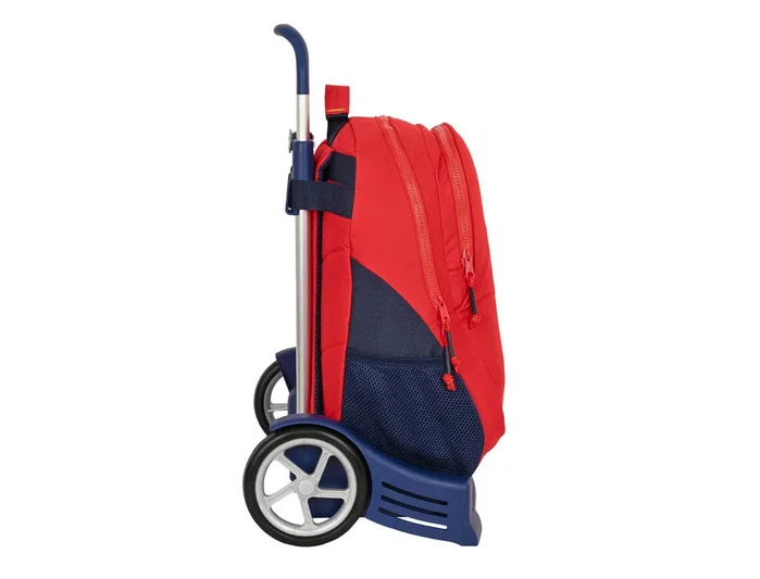 Mochila Escolar con Ruedas RFEF Rojo Azul (32 x 44 x 16 cm)