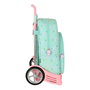 Mochila Escolar con Ruedas Benetton World Menta 30 x 46 x 14 cm