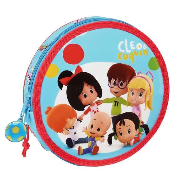 Plumier Cleo & Cuquin Good Night Redondo Azul (18 Piezas)