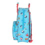 Mochila Escolar Cleo & Cuquin Good night Azul (20 x 28 x 8 cm)