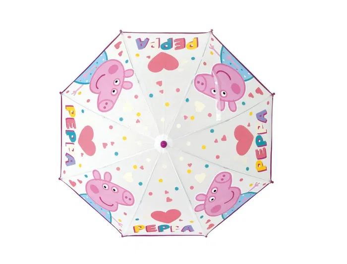 Paraguas Escolar Safta 43 cm Peppa Pig Having Fun