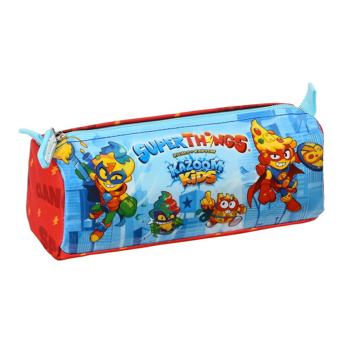 Estuche Escolar SuperThings Kazoom Kids Rojo Azul claro (21 x 8 x 7 cm) Estuche Escolar SuperThings Kazoom Kids Rojo Azul claro (21 x 8 x 7 cm)