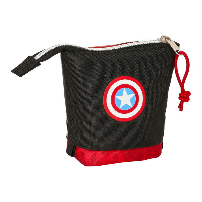 Estuche Cubilete The Avengers Infinity Rojo Negro (8 x 19 x 6 cm)