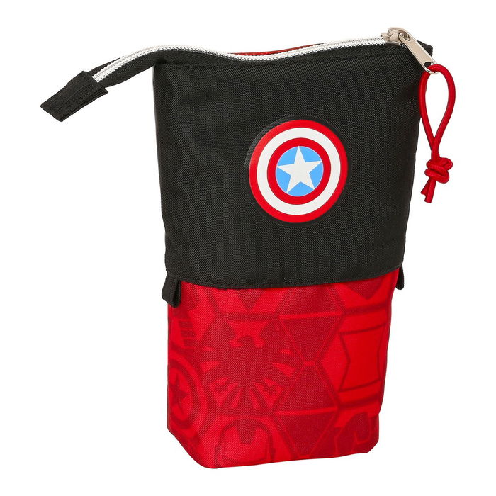 Estuche Cubilete The Avengers Infinity Rojo Negro (8 x 19 x 6 cm)