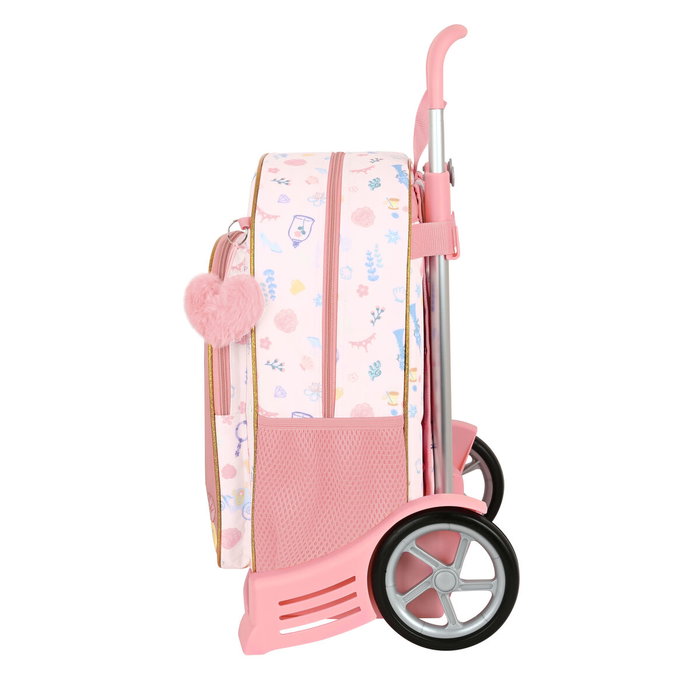 Mochila Escolar con Ruedas Princesses Disney Dream it Rosa 33 x 42 x 14 cm