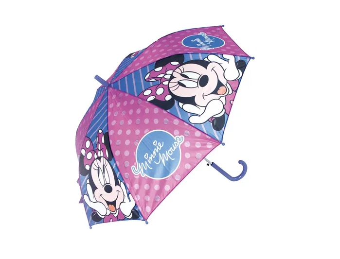 Safta Paraguas Automático Minnie Mouse Lucky 48cm Multicolor
