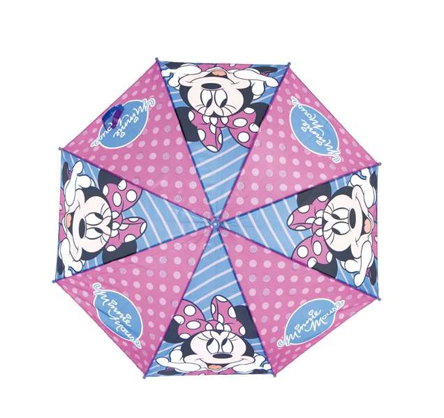 Paraguas Automático Minnie Mouse Lucky Azul Rosa (Ø 84 cm) Paraguas Automático Minnie Mouse Lucky Azul Rosa (Ø 84 cm)