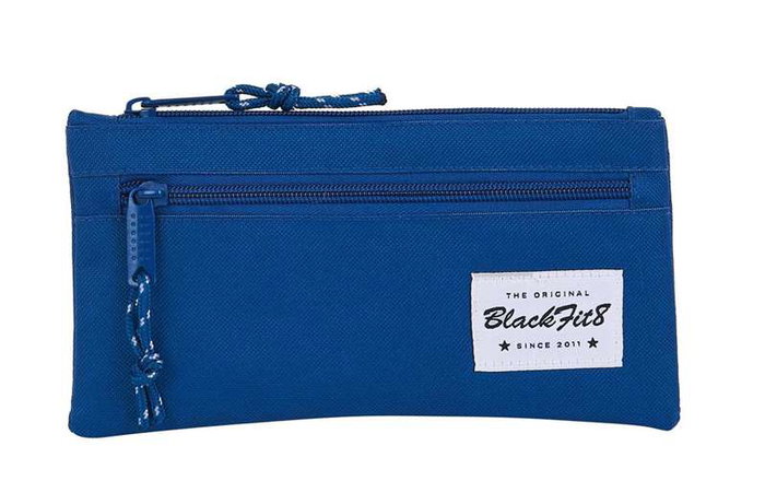 Safta Portatodo Blackfit8 Dos Cremalleras Negro Oxford 600D Poliéster Azul Oscuro para Niños +3 Años Safta Portatodo Blackfit8 Dos Cremalleras Negro Oxford 600D Poliéster Azul Oscuro para Niños +3 Años