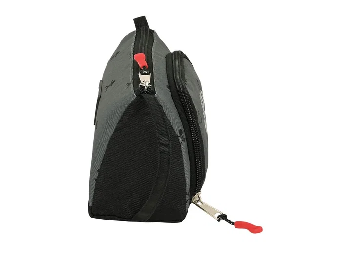 Estuche Escolar BlackFit8 Skull Negro Gris 20 x 11 x 8.5 cm