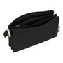 Safta Estuche Portatodo Triple Negro 22x12x3cm
