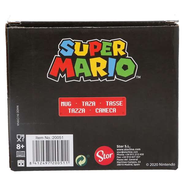 Stor Taza Cerámica Super Mario 325 ml en Caja Regalo - Modelos Surtidos