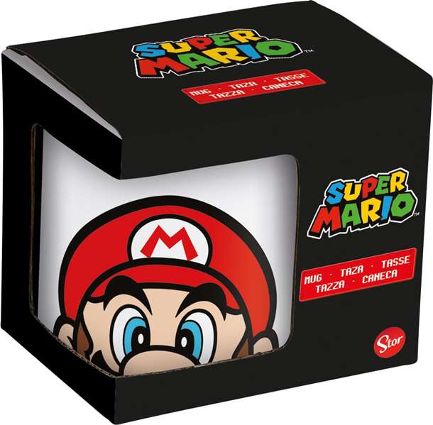 Stor Taza Cerámica Super Mario 325 ml en Caja Regalo - Modelos Surtidos
