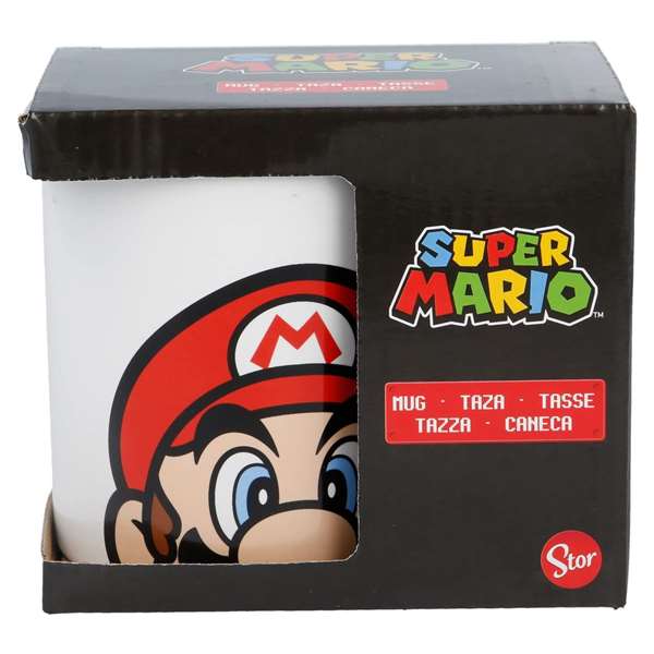 Stor Taza Cerámica Super Mario 325 ml en Caja Regalo - Modelos Surtidos