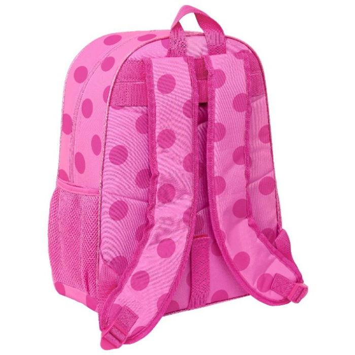 Mochila Escolar Lady Bug Fucsia (33 x 42 x 14 cm)