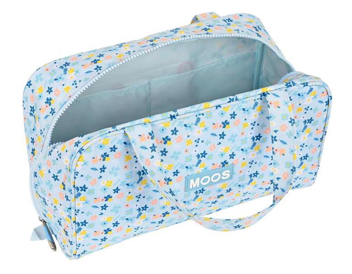 Safta Moos Neceser Rectangular Lovely Azul Claro 31x14x19cm Safta Moos Neceser Rectangular Lovely Azul Claro 31x14x19cm