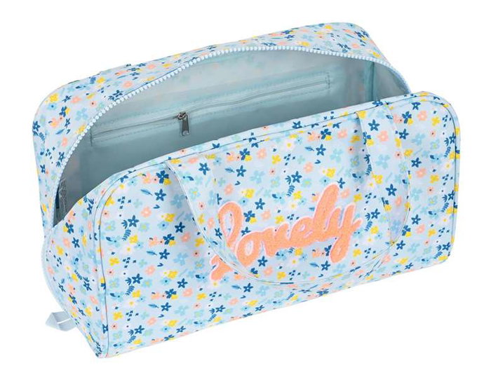 Safta Moos Neceser Rectangular Lovely Azul Claro 31x14x19cm Safta Moos Neceser Rectangular Lovely Azul Claro 31x14x19cm