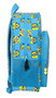 Mochila Escolar Minions Minionstatic Azul 33 x 42 x 14 cm